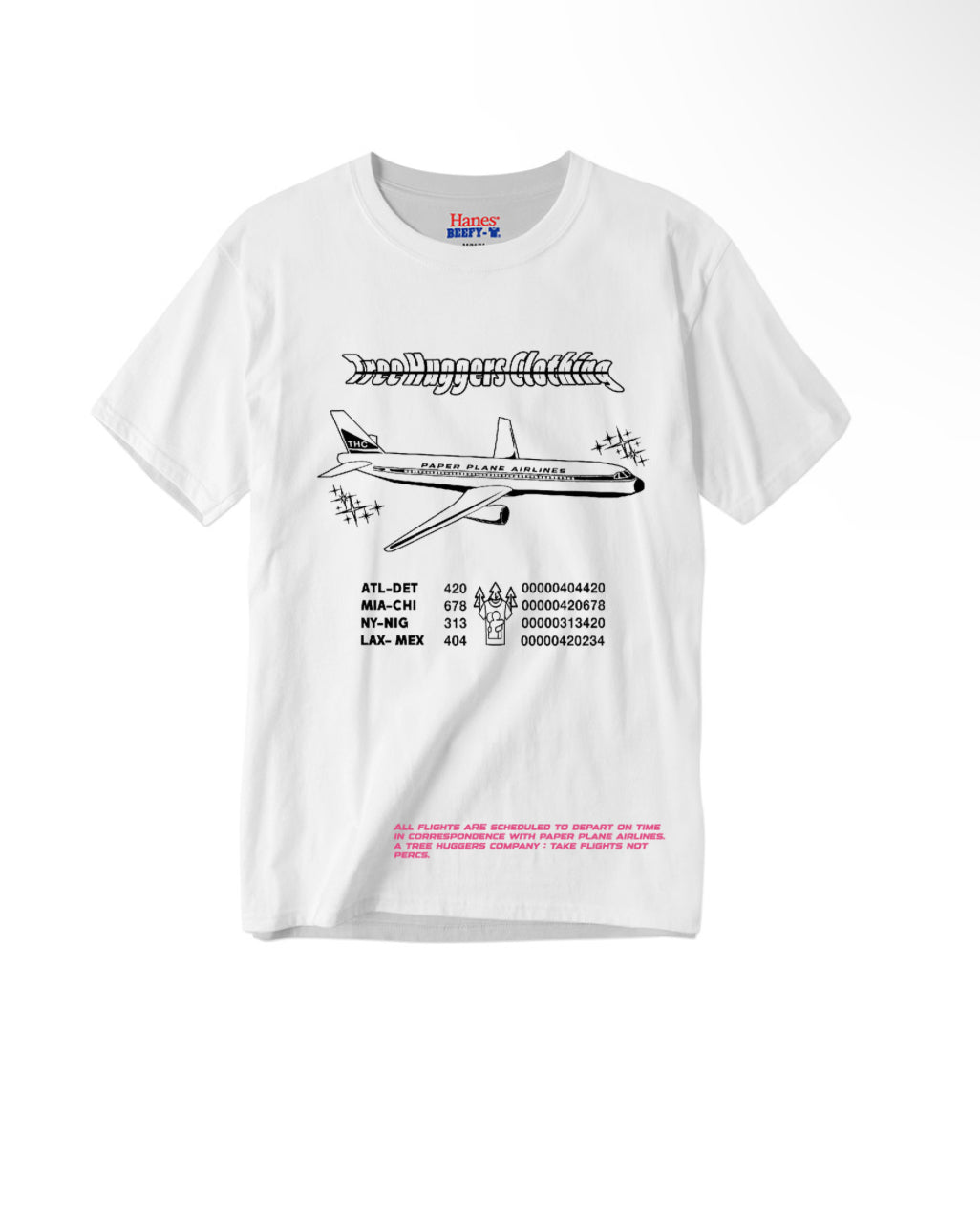 Paper Plane Airlines Tee – Tree Huggers Clothing